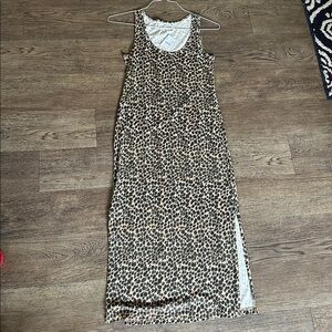 NWT J.Crew Leopard Print Midi Dress